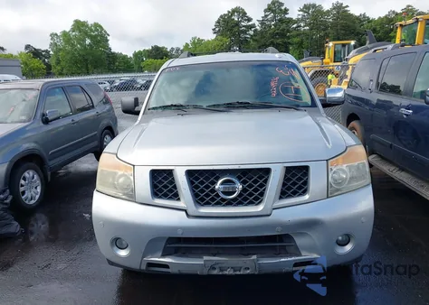 2008 Nissan Armada Se z USA, uszkodzony, nr VIN 5N1BA08D48N603251